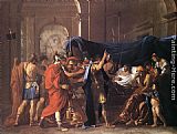 Nicolas Poussin Canvas Paintings - The Death of Germanicus